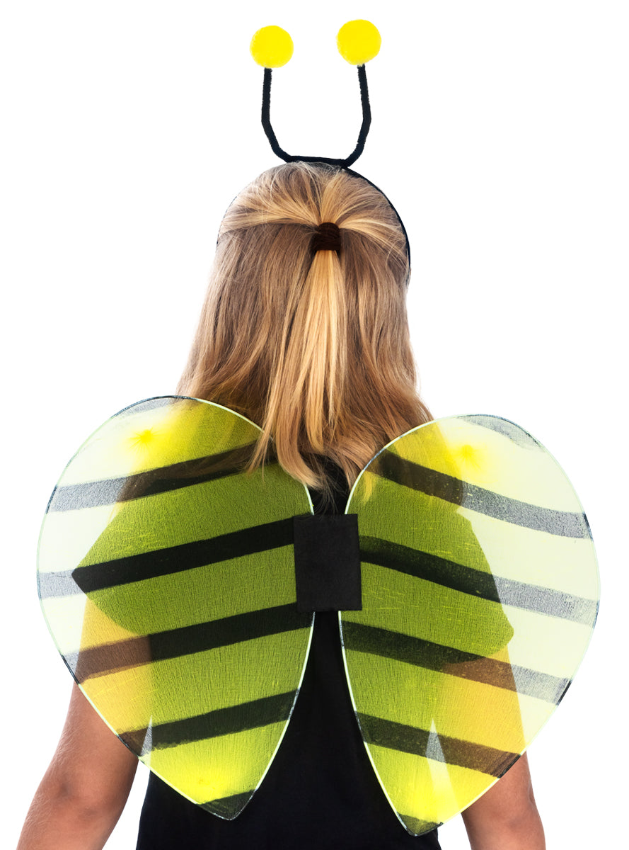 Ailes et serre-tête abeille enfant