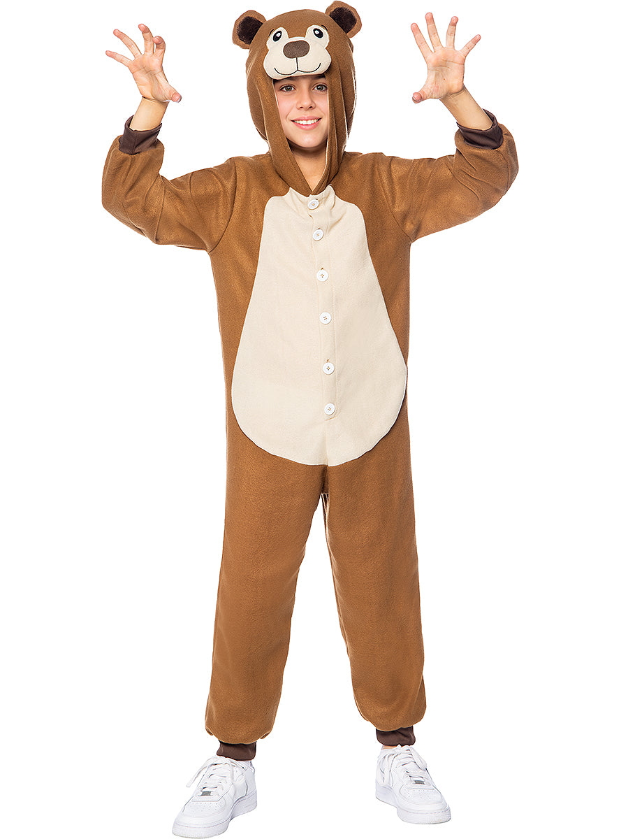 Déguisement ours onesie enfant