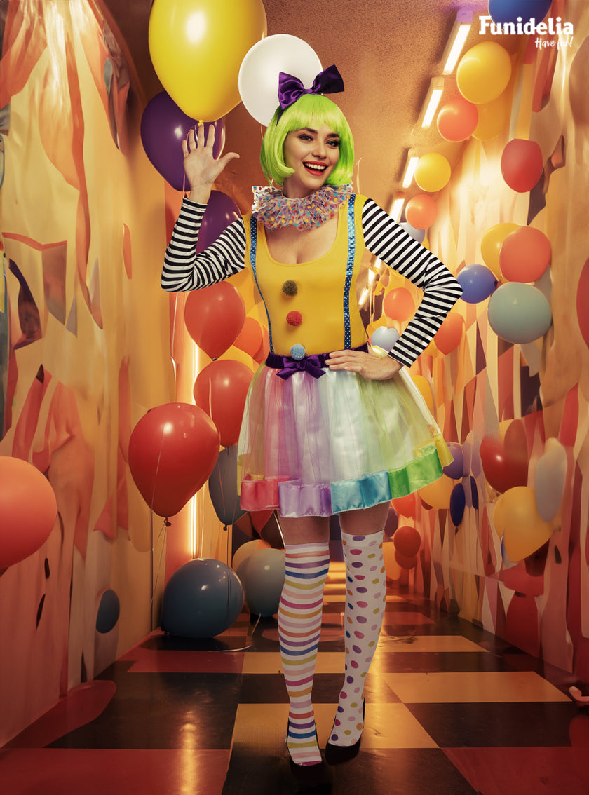 Déguisement clown Deluxe femme