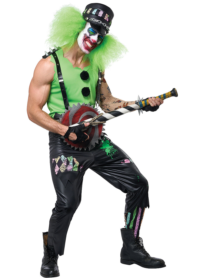 Déguisement clown terrifiant du cirque homme