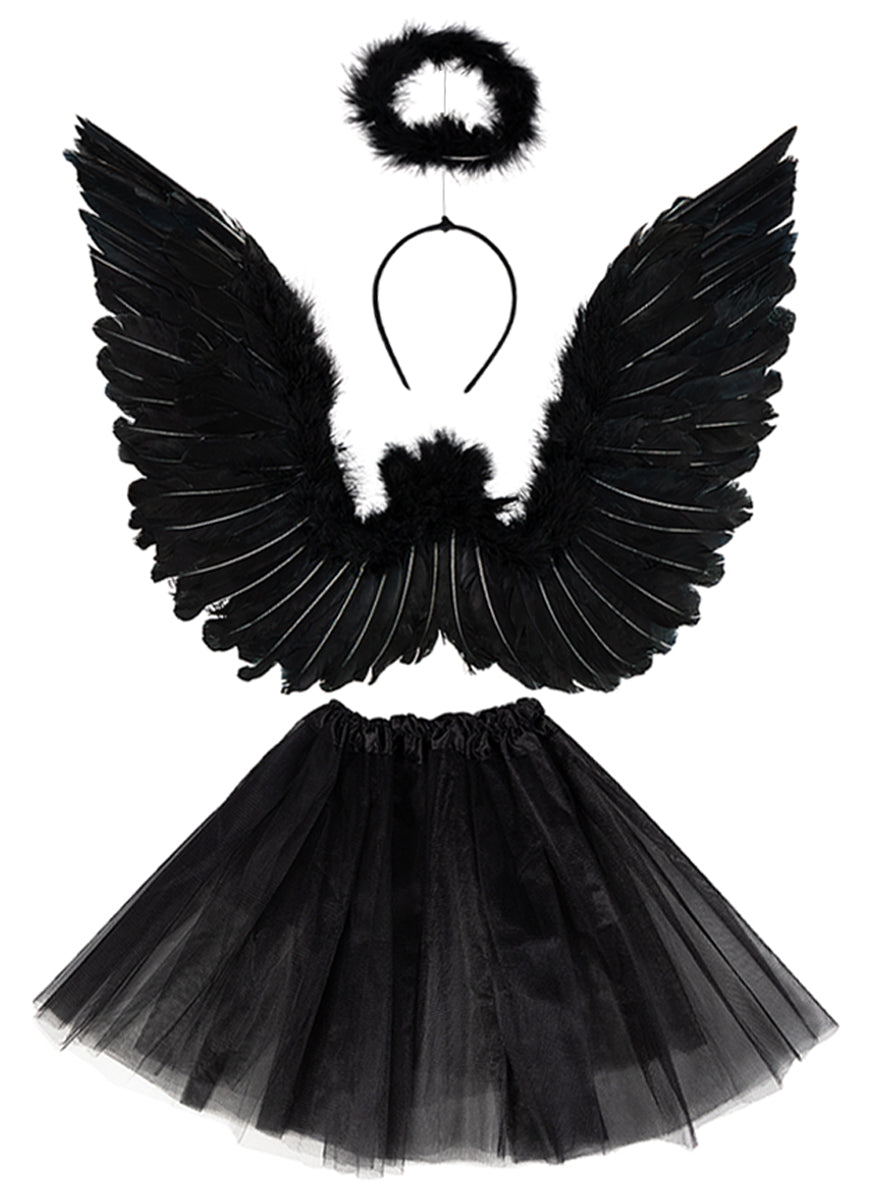 Kit ange déchu noir