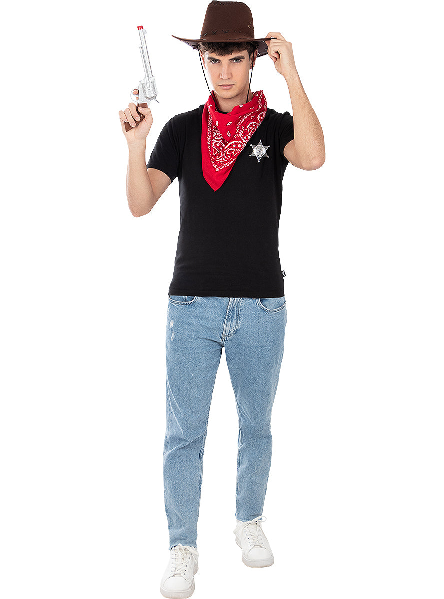 Kit accessoires cowboy adulte