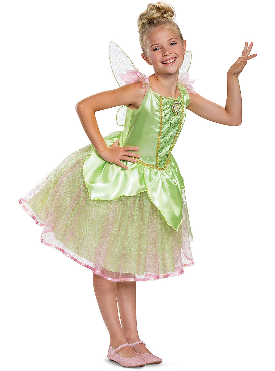 Déguisement Fée Clochette Deluxe fille - Peter Pan
