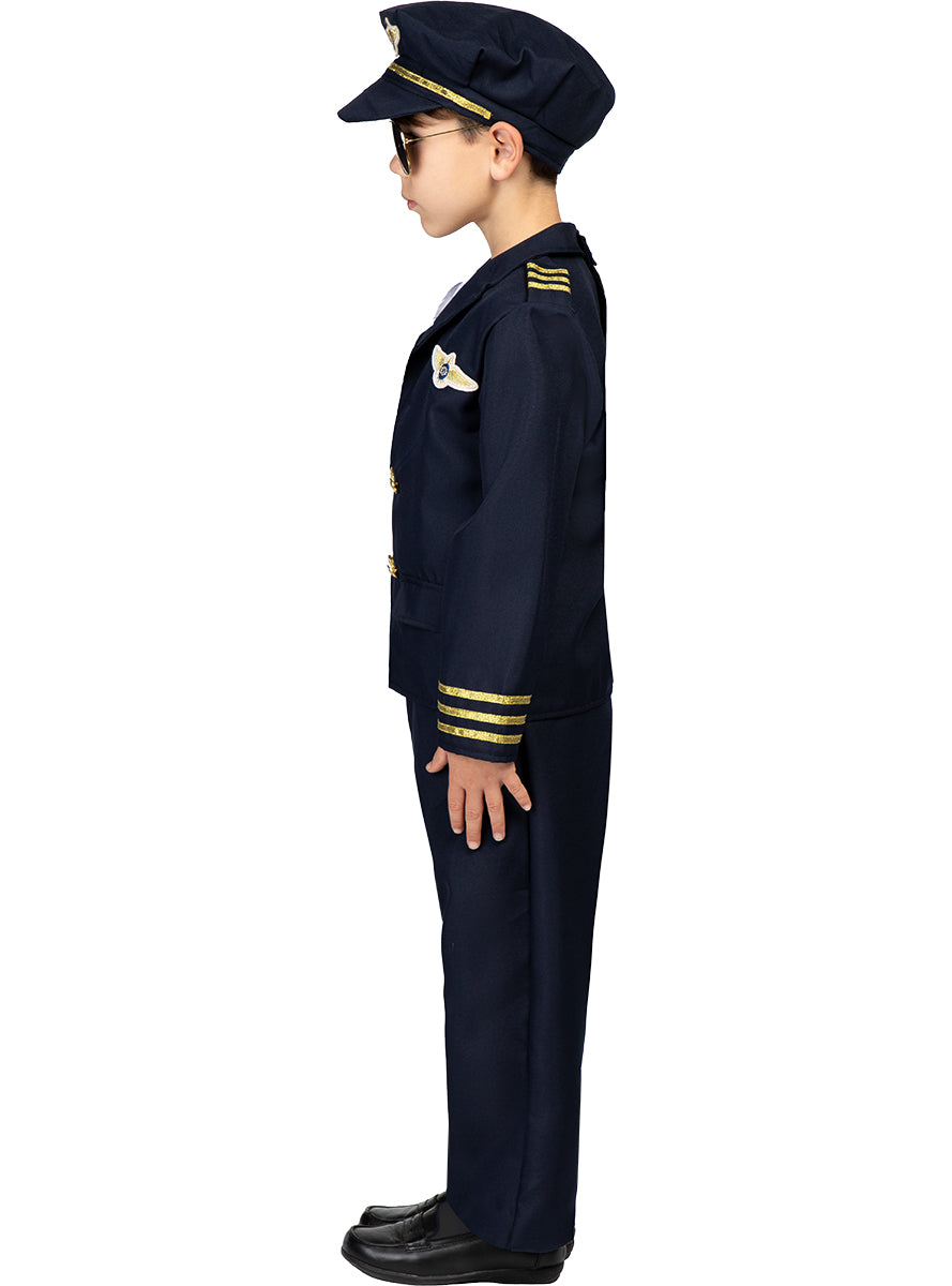Déguisement pilote d'avion garçon