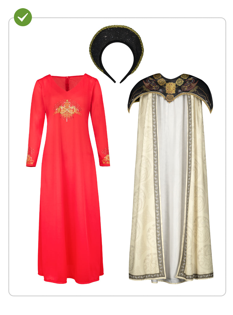 Costume de Rhaenyra pour femme - La Maison du Dragon