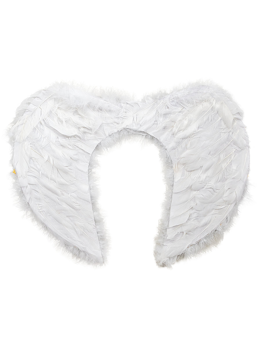 Ailes d'ange blanches et dorées enfant