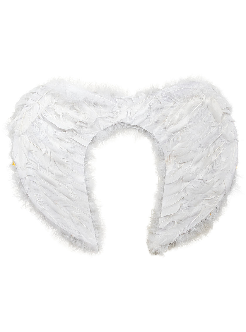 Ailes d'ange blanches et dorées enfant