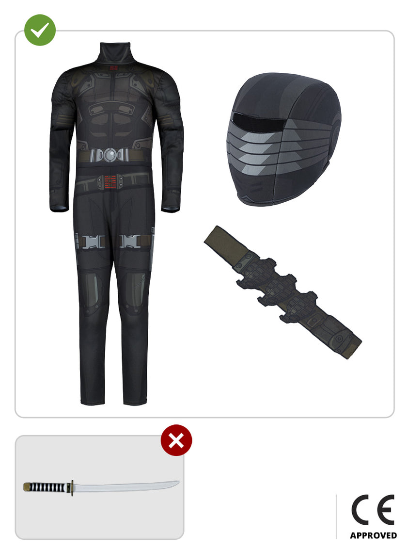 Déguisement Snake Eyes pour enfant - Gi Joe