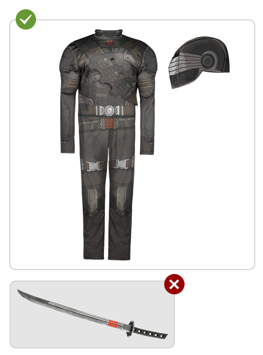 Déguisement Snake Eyes adulte - GI Joe