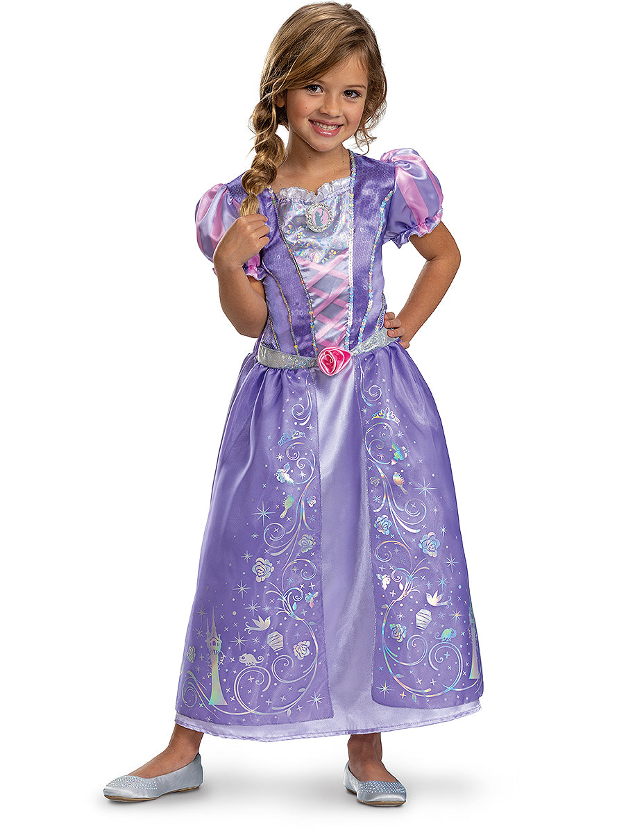 Déguisement Raiponce fille - 100ème anniversaire Disney