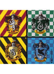 16 serviettes Harry Potter (33x33cm) - Hogwarts Houses