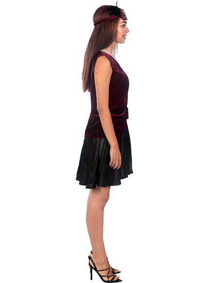 Déguisement charleston velours femme grande taille