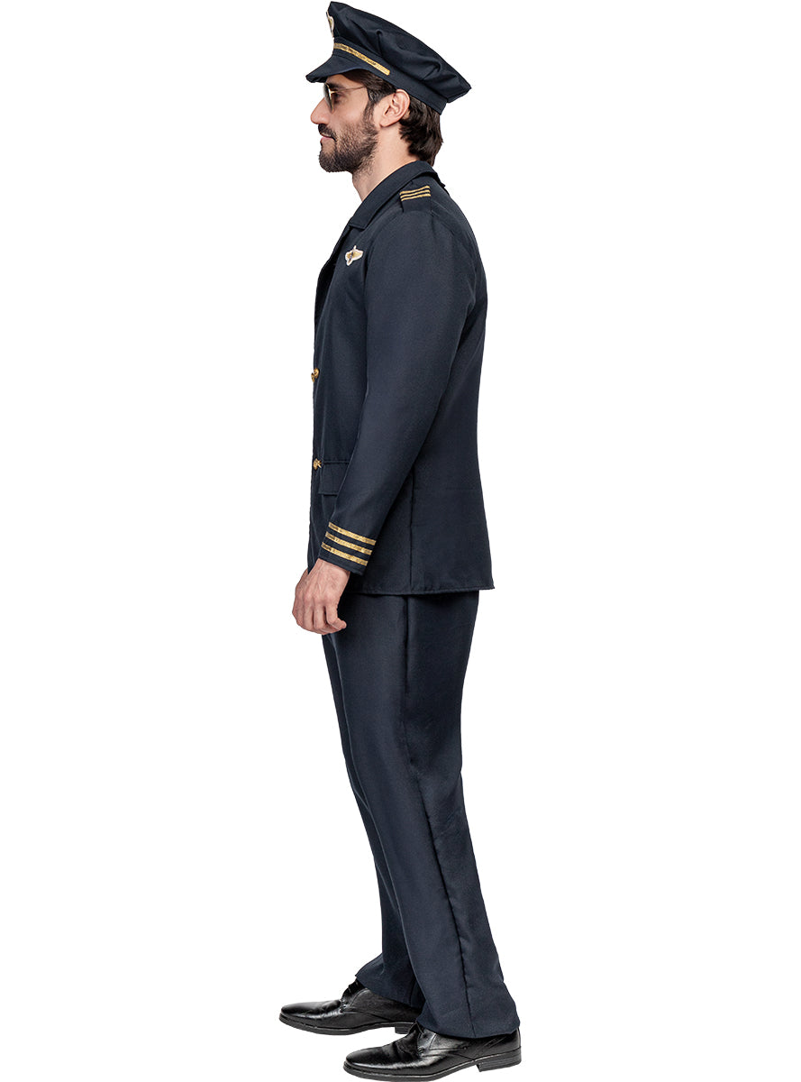 Déguisement pilote d'avion homme grande taille