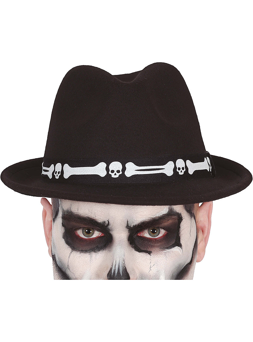 Chapeau squelette homme