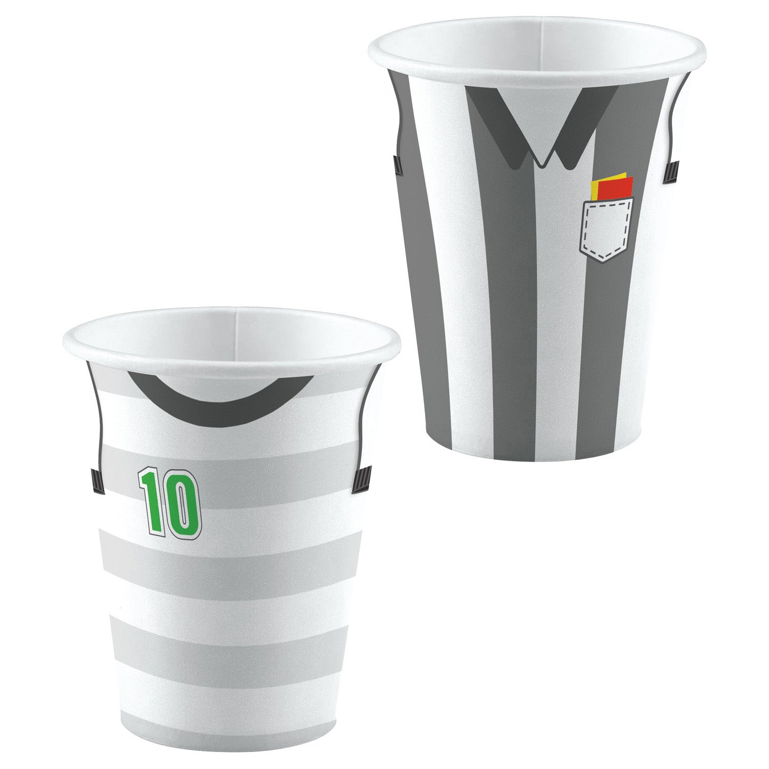 8 gobelets football