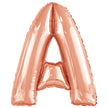 Ballon lettre A rose gold (86 cm)