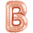 Ballon lettre B rose gold (86 cm)
