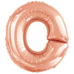 Ballon lettre O rose gold (86 cm)