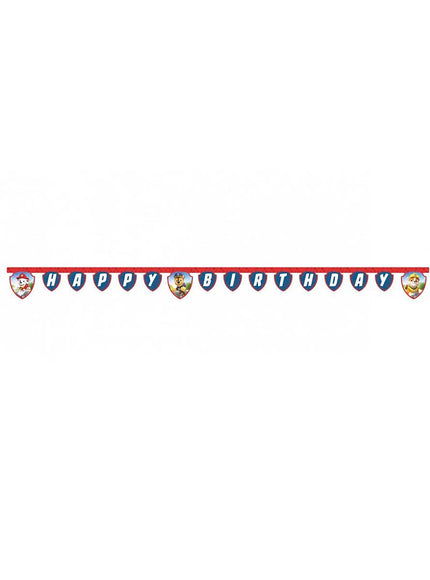 Guirlande Happy Birthday La Pat'Patrouille