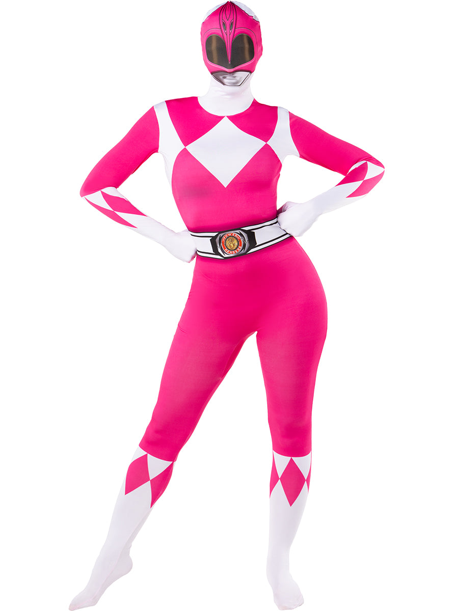 Costume de Power Ranger rose seconde peau