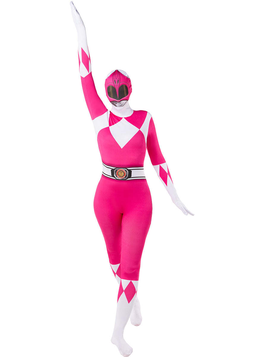 Costume de Power Ranger rose seconde peau