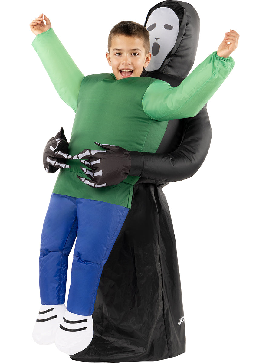 Déguisement faucheur gonflable enfant