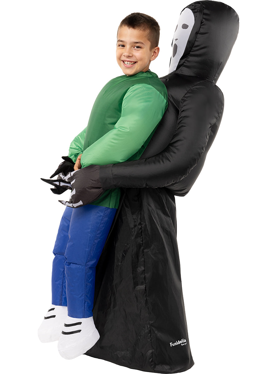 Déguisement faucheur gonflable enfant