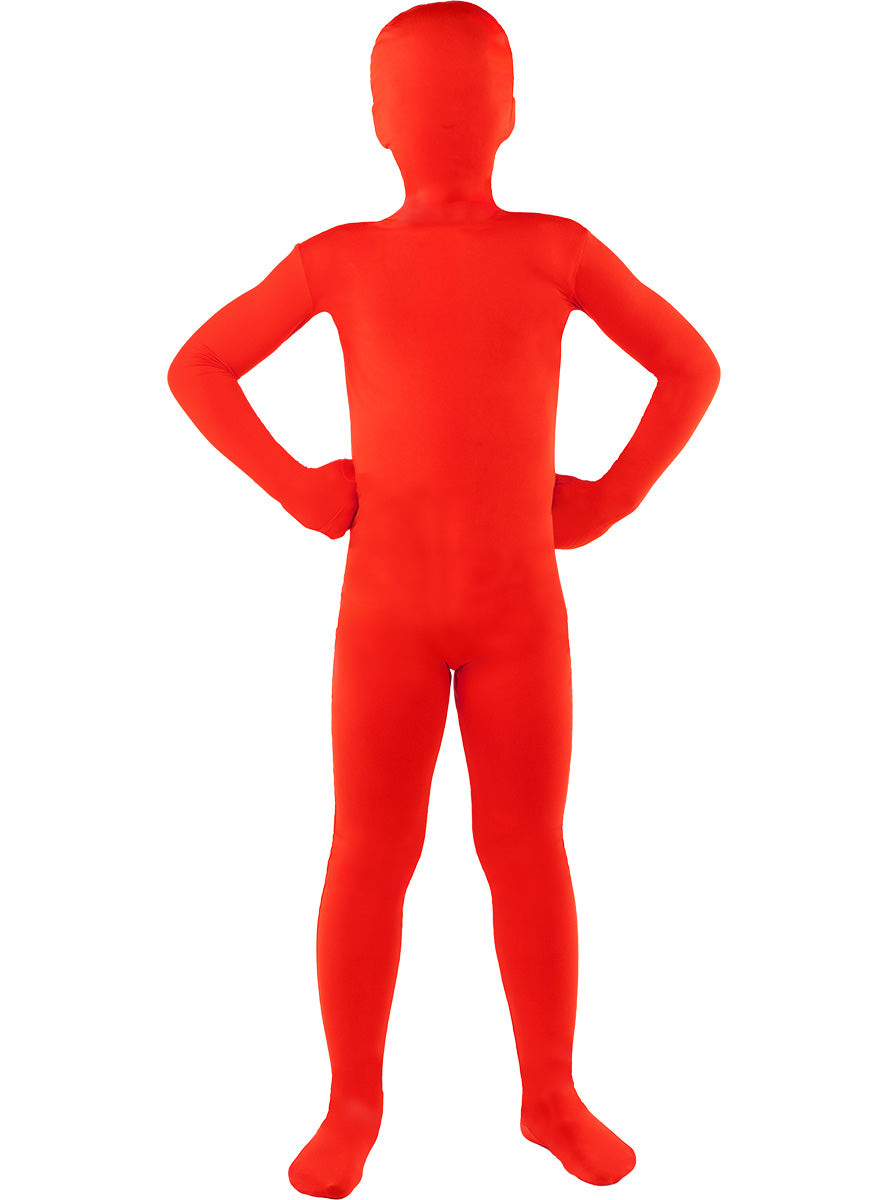 Déguisement seconde peau rouge enfant