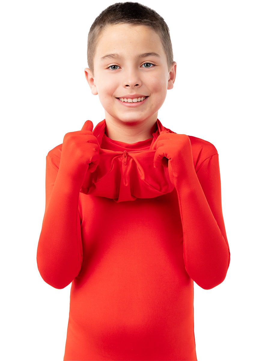 Déguisement seconde peau rouge enfant