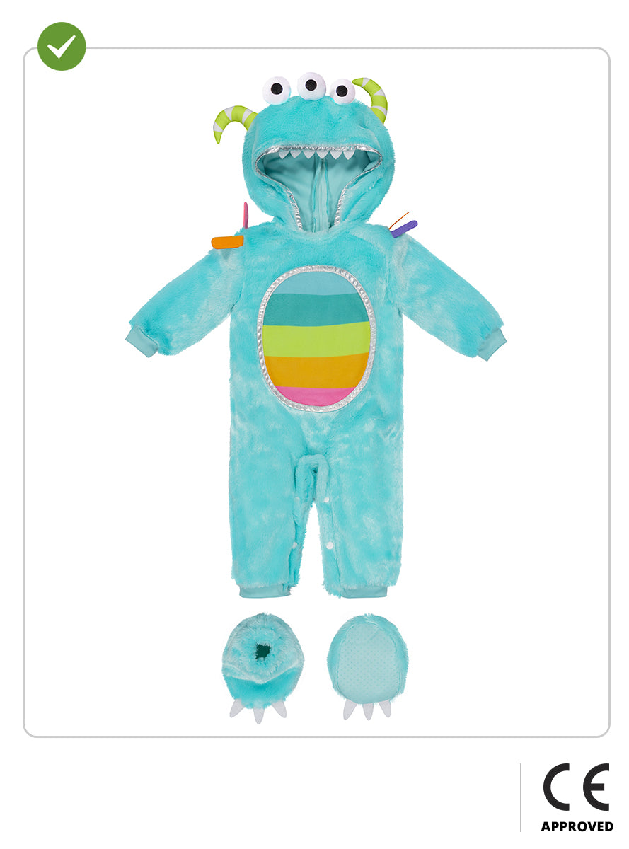 Déguisement monstre coloré bébé