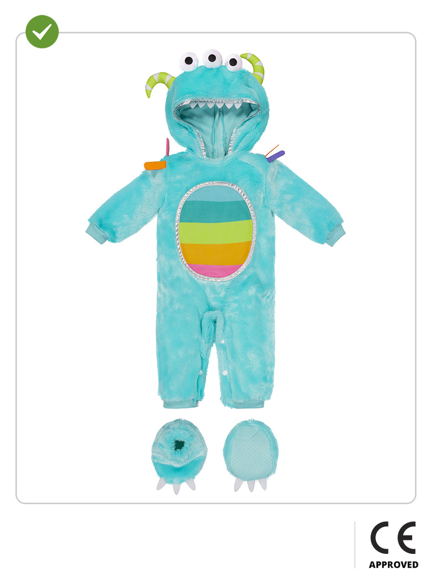 Déguisement monstre coloré bébé