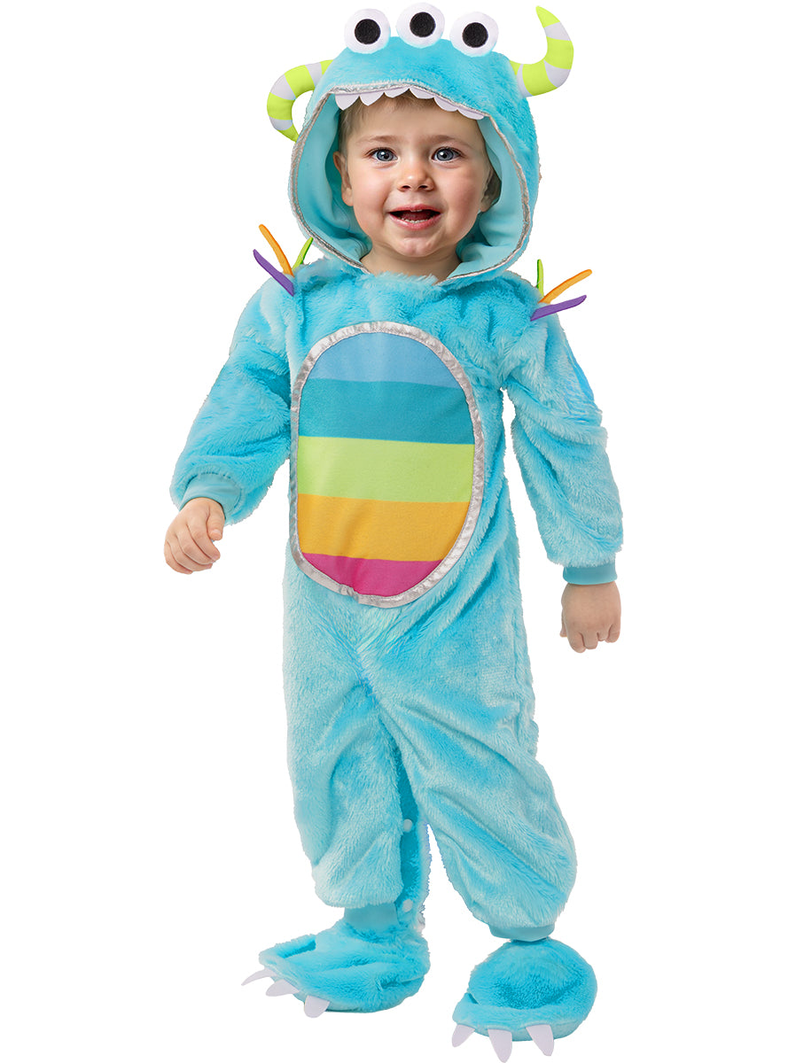 Déguisement monstre coloré bébé