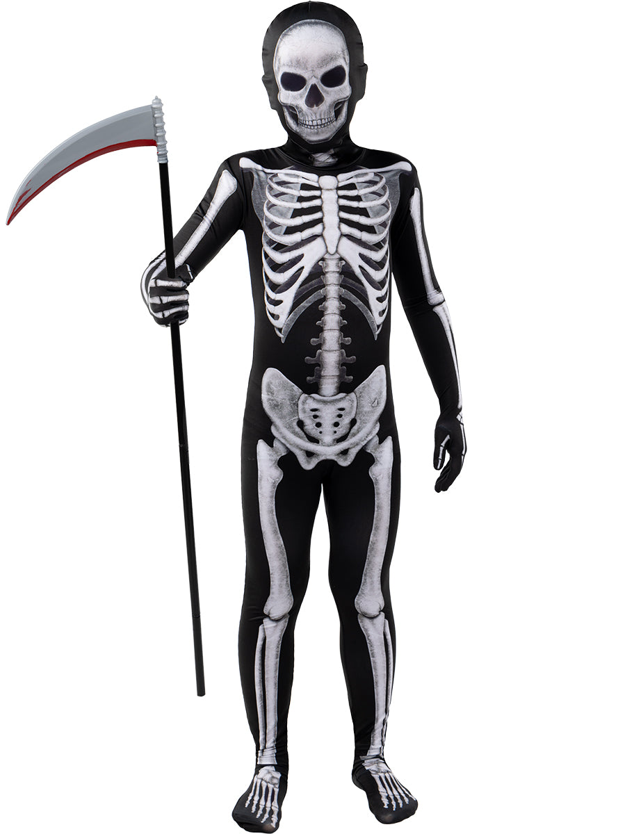 Costume squelette seconde peau pour enfants