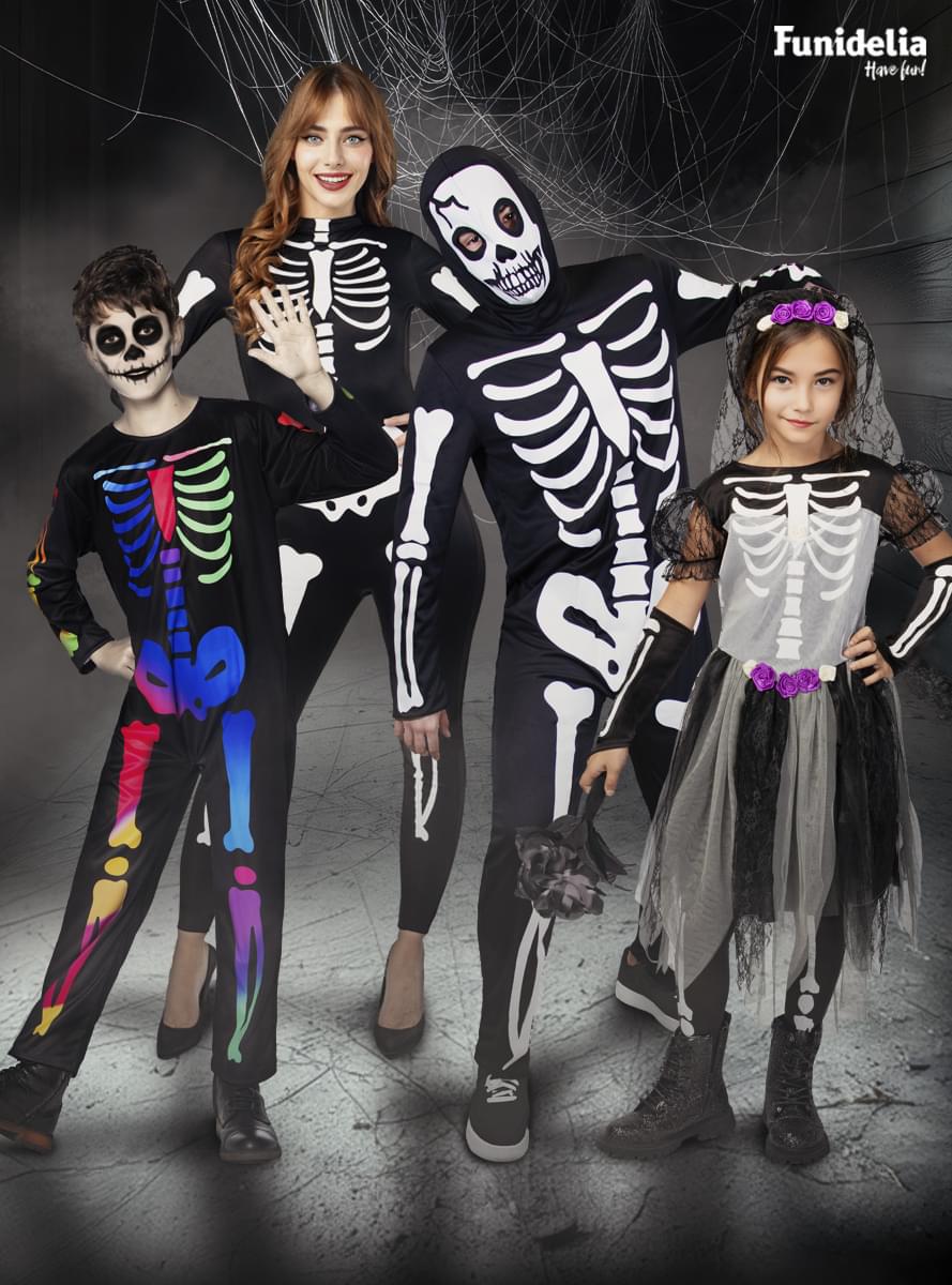Costume squelette seconde peau pour enfants