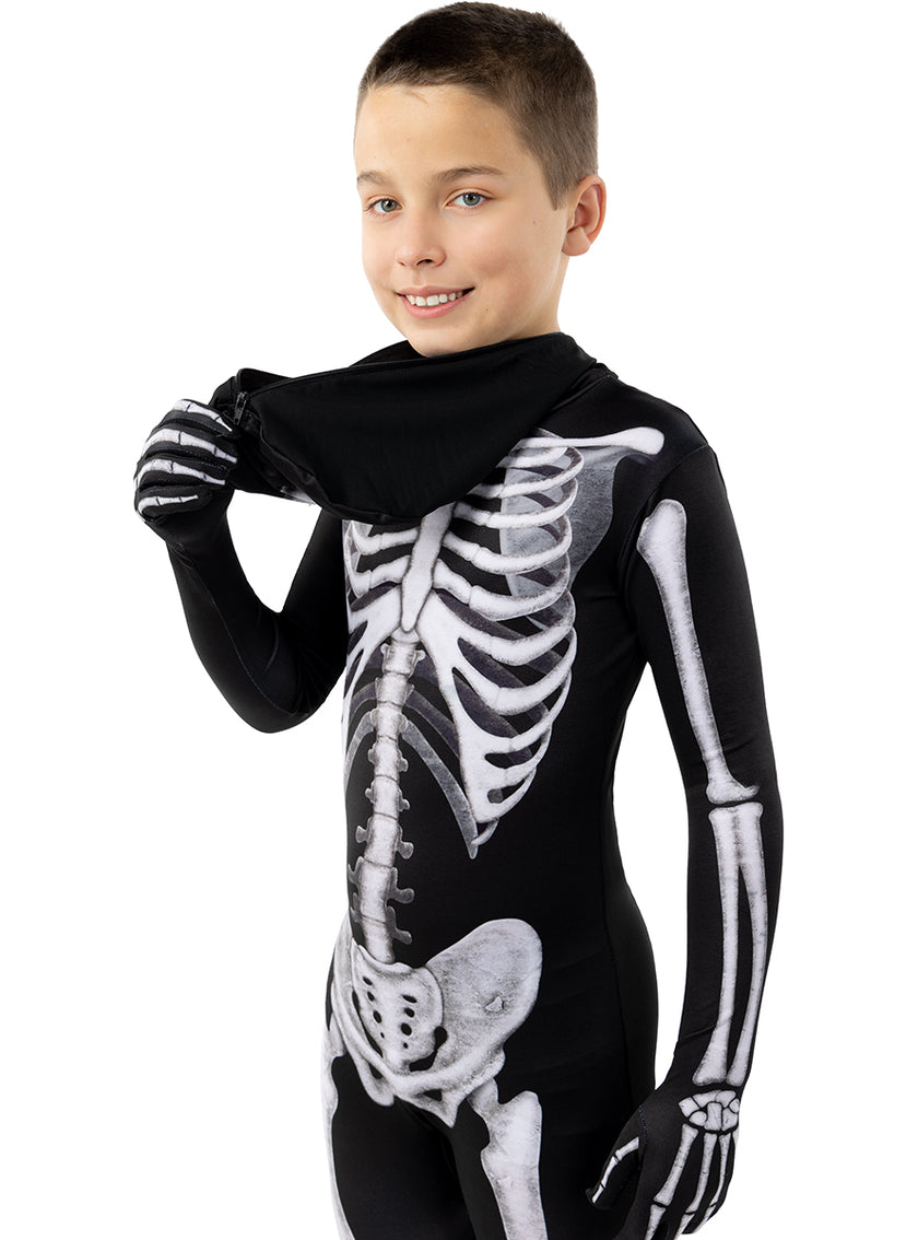 Costume squelette seconde peau pour enfants