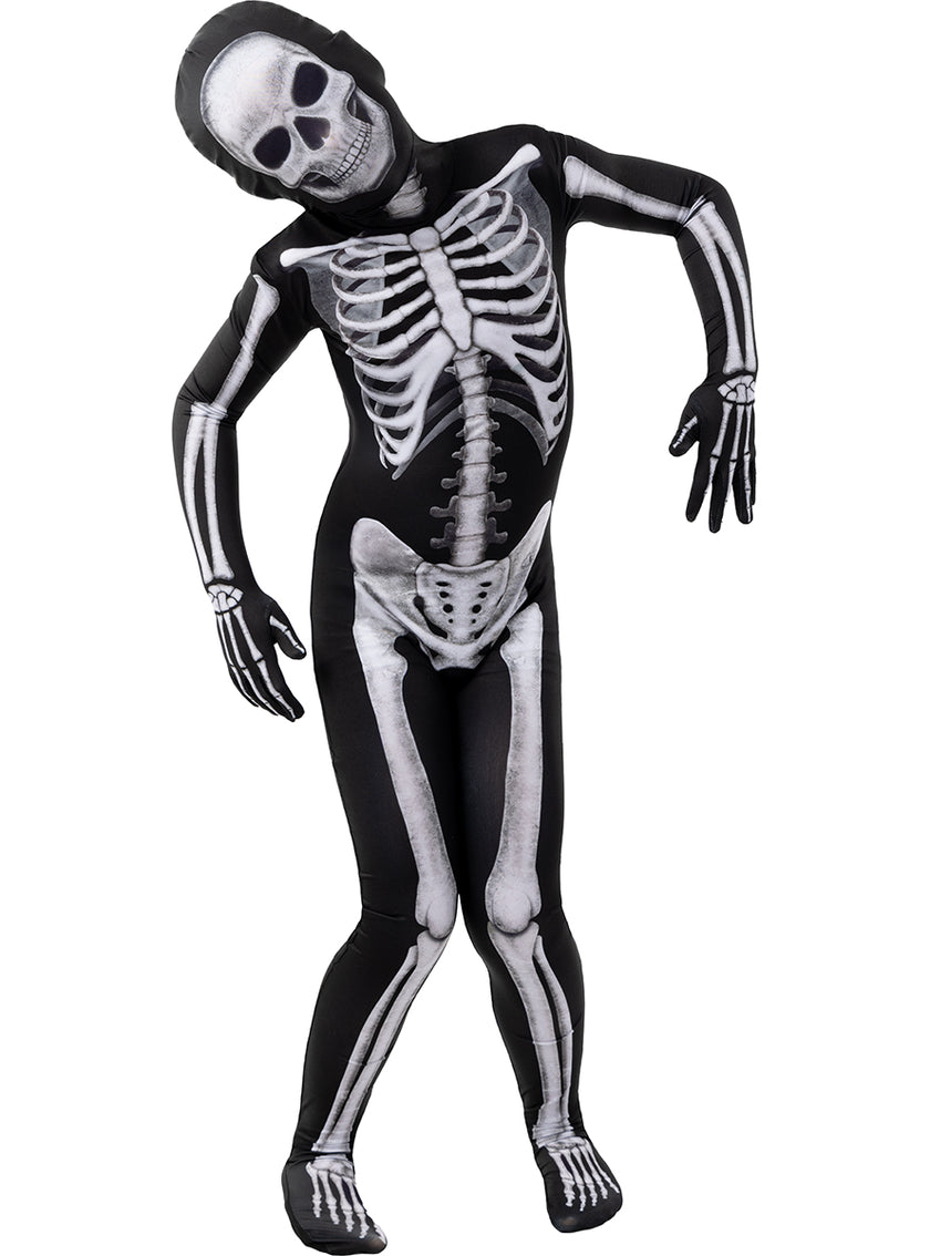 Costume squelette seconde peau pour enfants