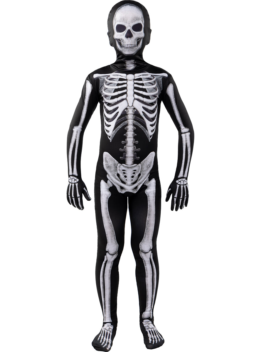 Costume squelette seconde peau pour enfants