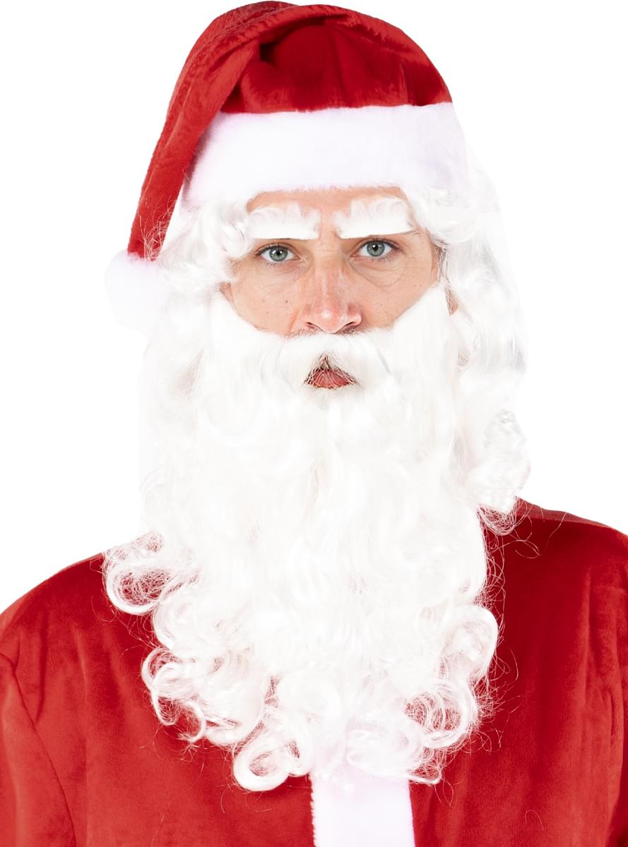 Déguisement de Pére Noël Deluxe homme avec accessoires