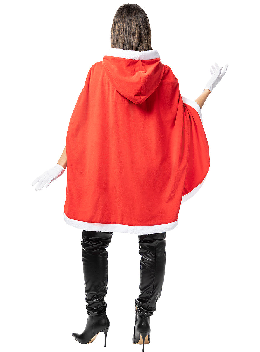 Déguisement Mère Noël avec cape femme