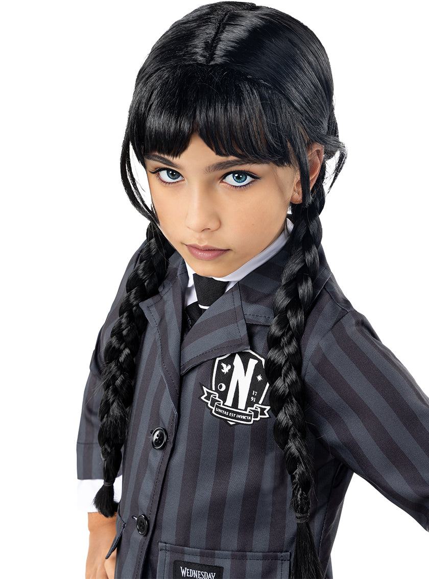 Déguisement uniforme Mercredi Addams pour fille - Officiel Netflix