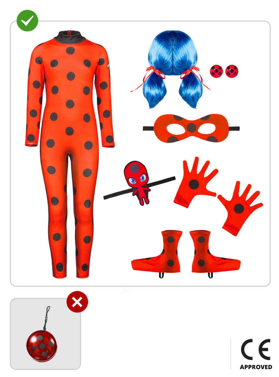 Déguisement Miraculous Ladybug avec accessoires pour fille