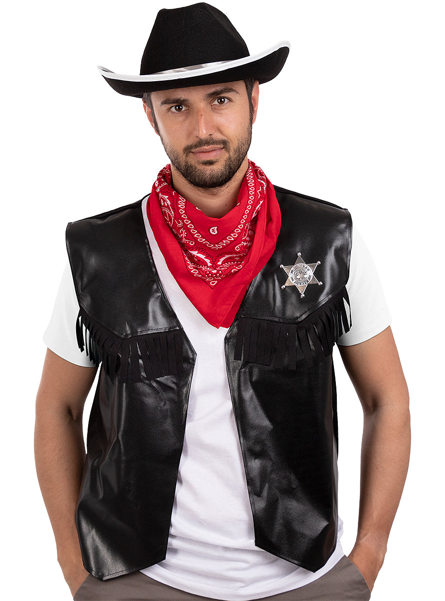 Kit cowboy homme avec arme