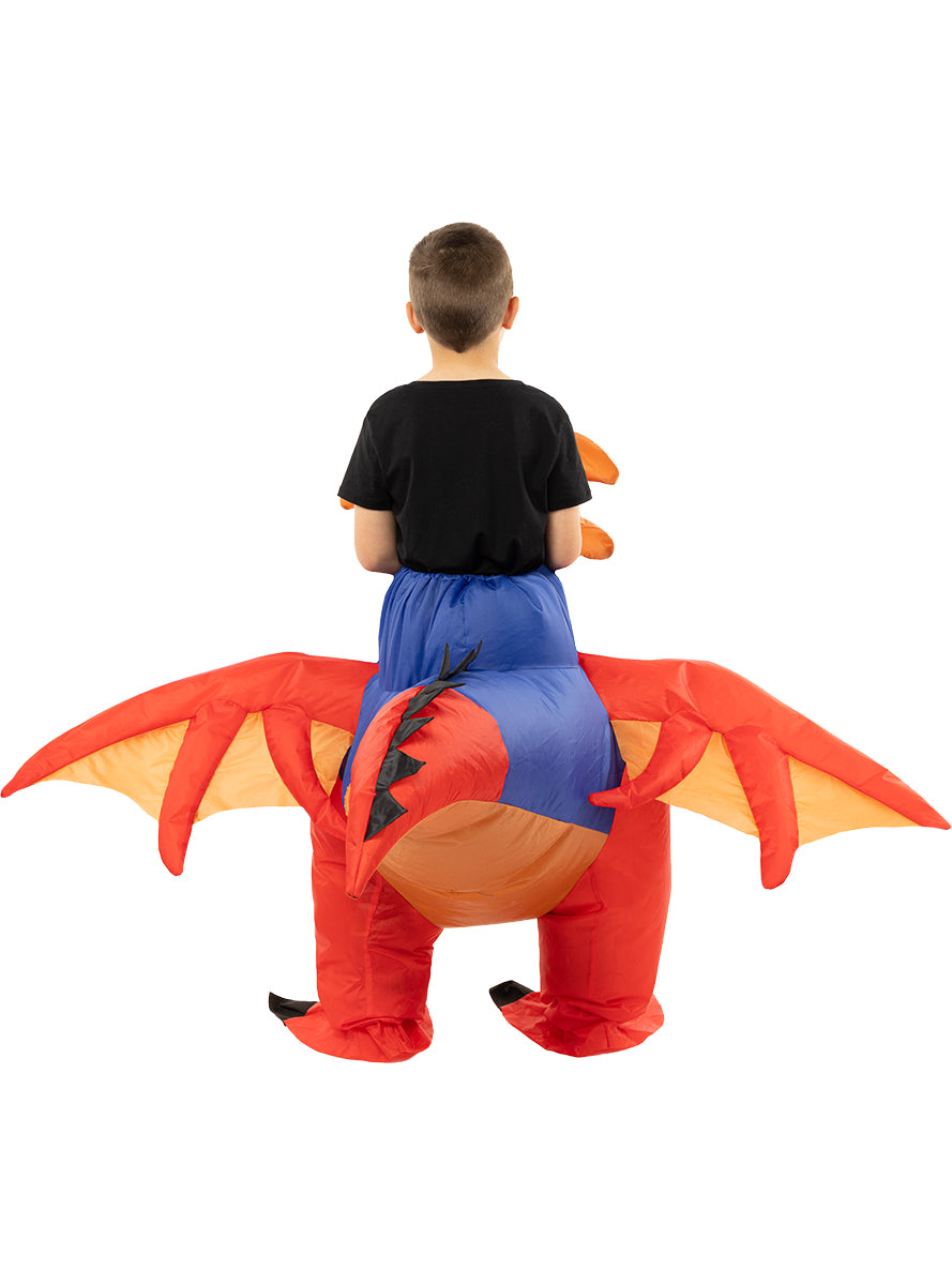 Déguisement porte-moi dragon gonflable enfant