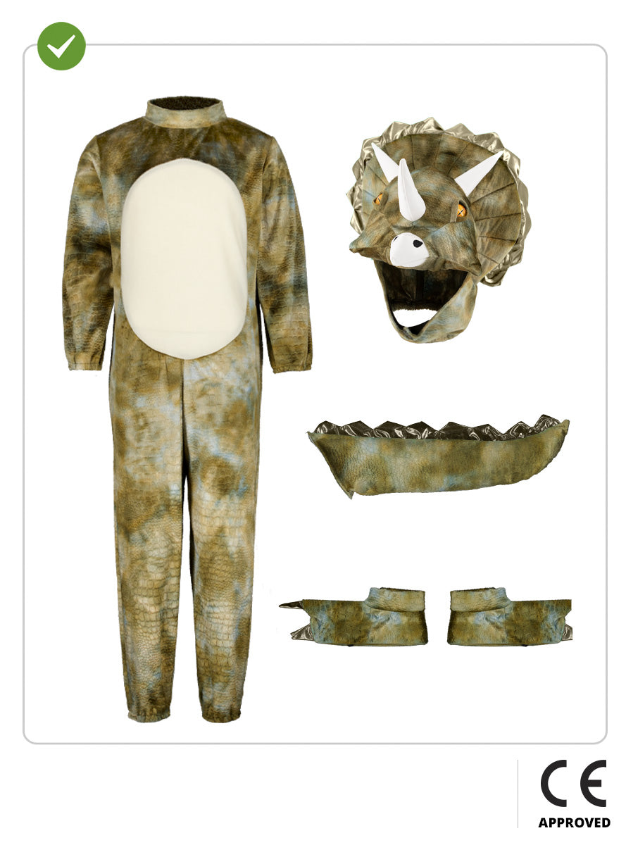 Costume de dinosaure Tricératops pour enfant