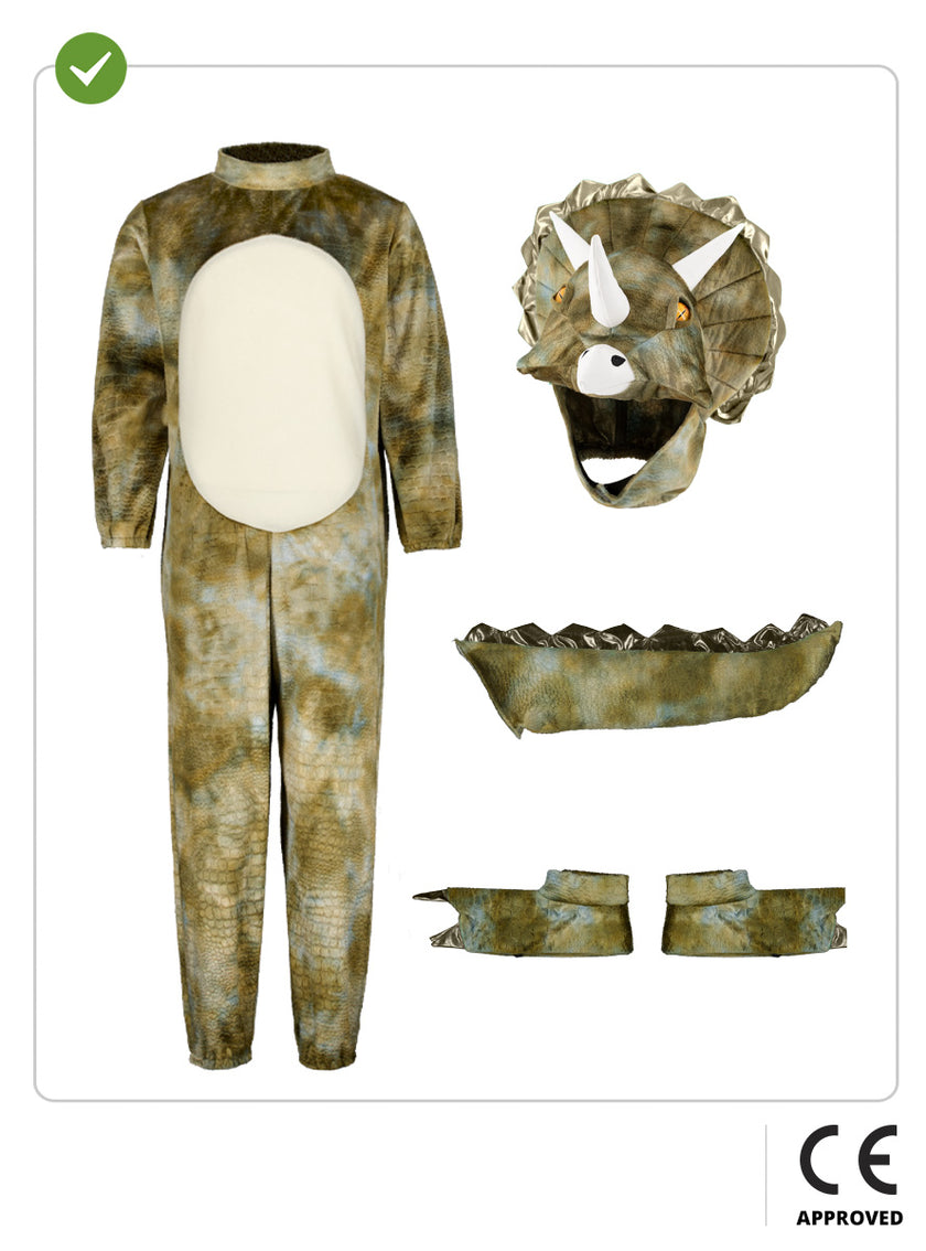 Costume de dinosaure Tricératops pour enfant
