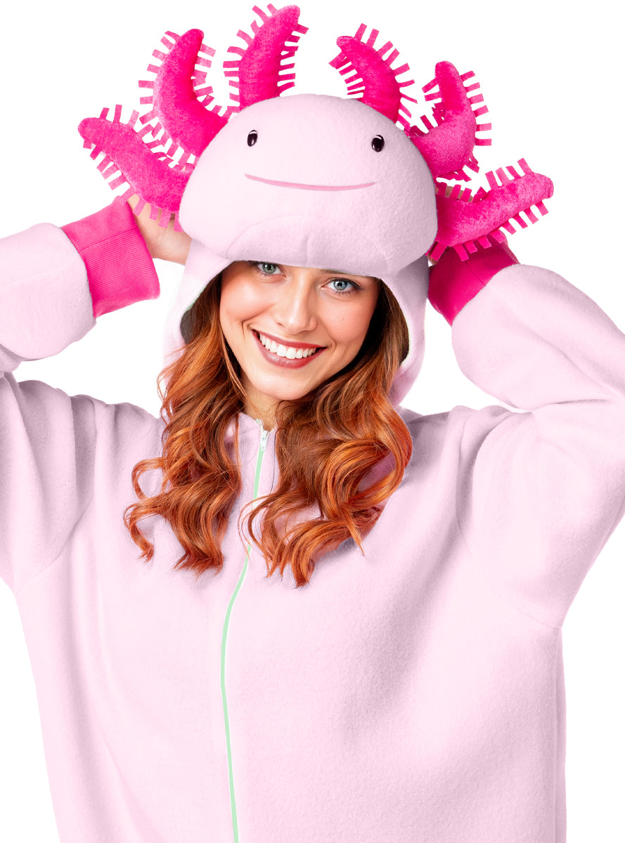 Costume daxolotl pour adulte
