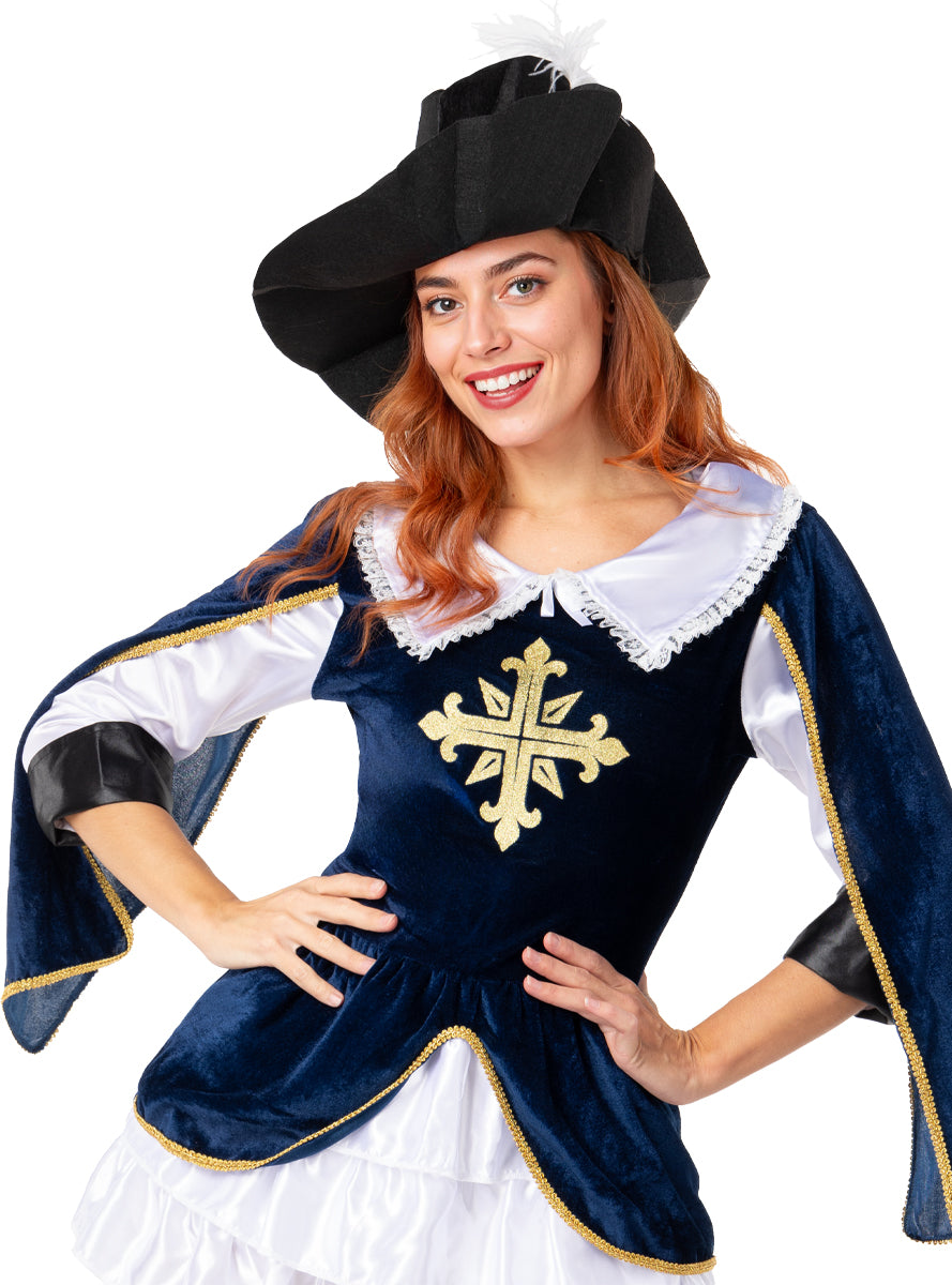 Déguisement de mousquetaire femme