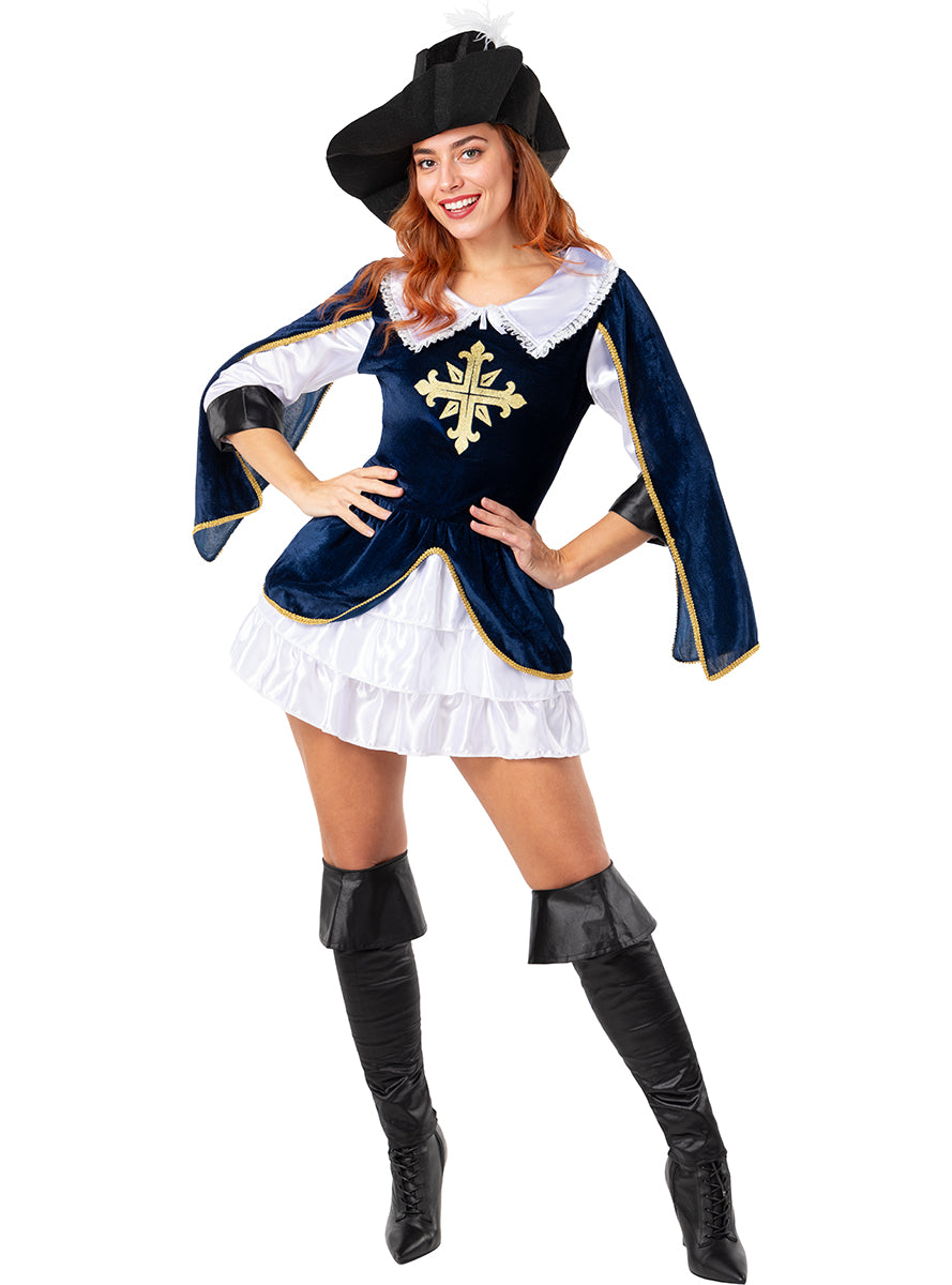 Déguisement de mousquetaire femme
