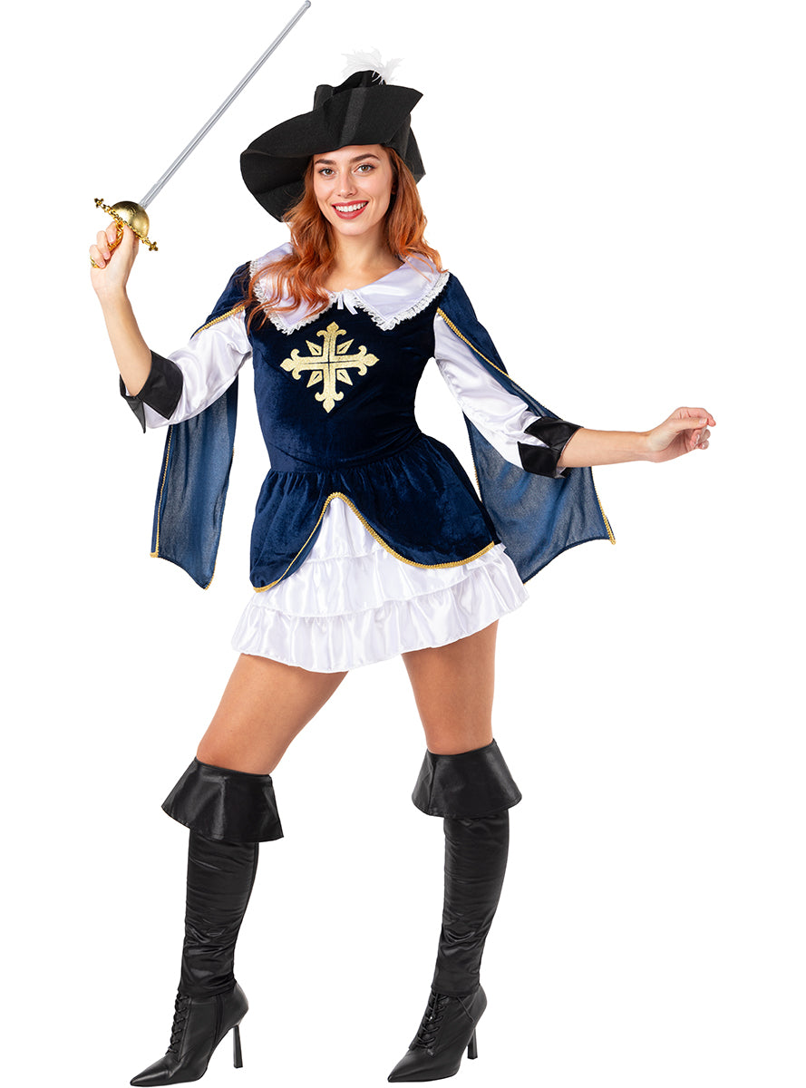 Déguisement de mousquetaire femme