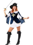 Déguisement de mousquetaire femme
